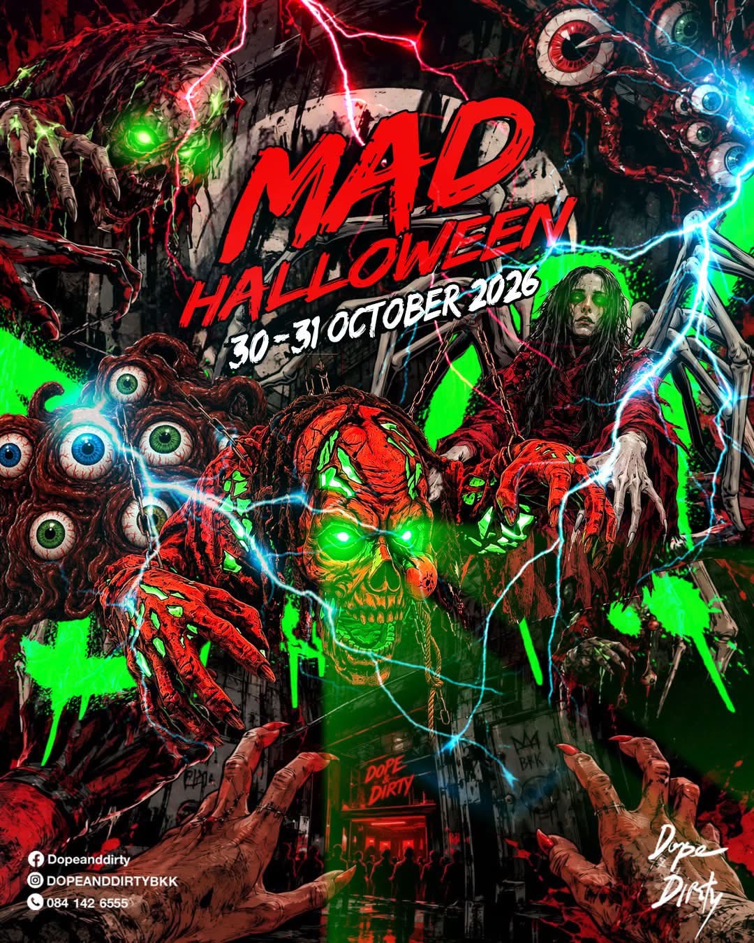 MAD HALLOWEEN — 30–31 October 2026 at Dope & Dirty